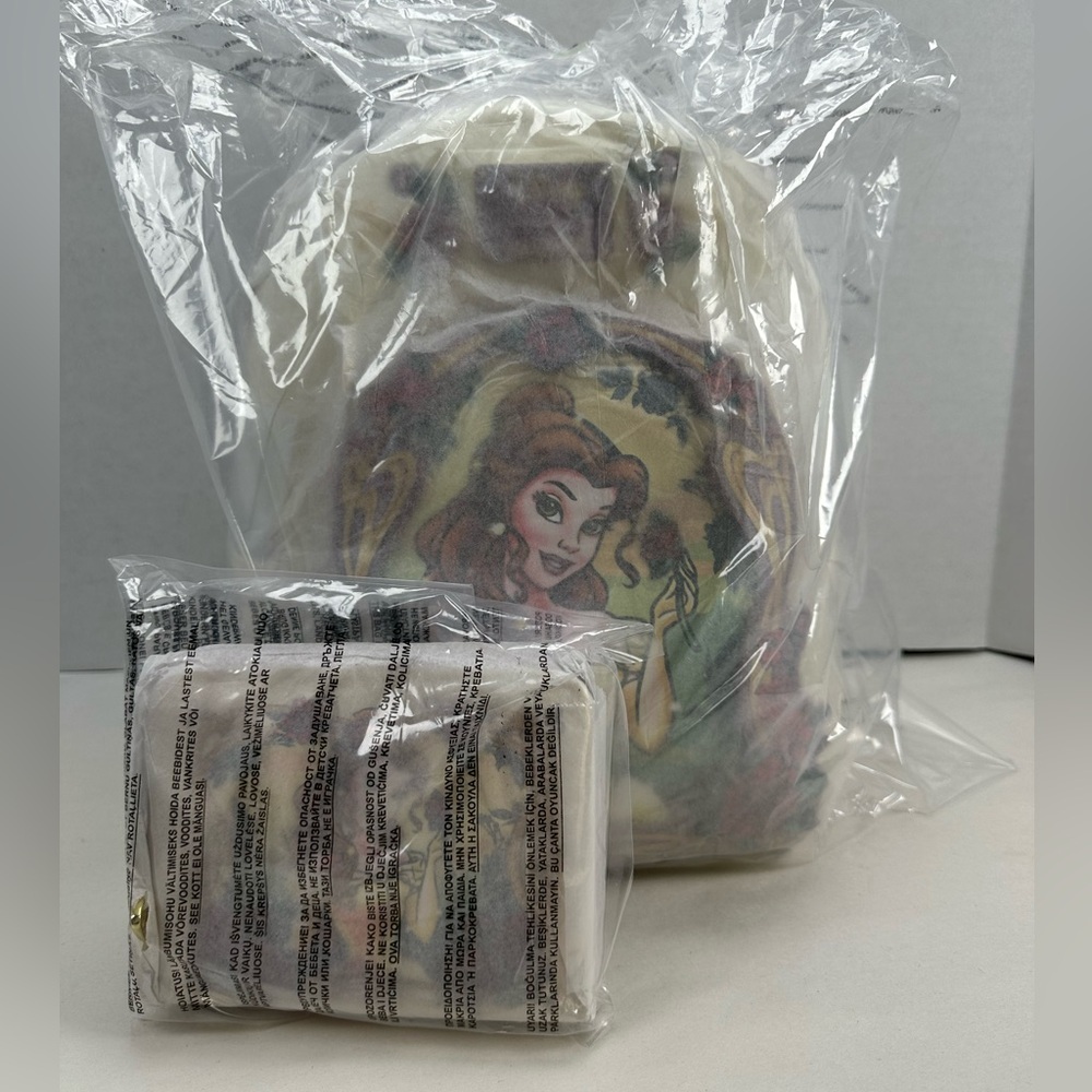 Loungefly Beauty and the Beast Exclusive Belle Floral Mini Backpack & Wallet - Picture 13 of 13